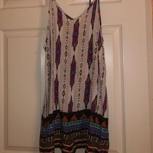 En Crėme Small Boho Chic Colorful Romper
